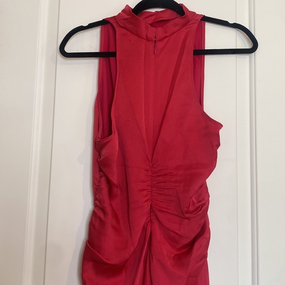 A.L.C. Inez Maxi Dress Deep Fucshia Size 6 EUC - Picture 8 of 12